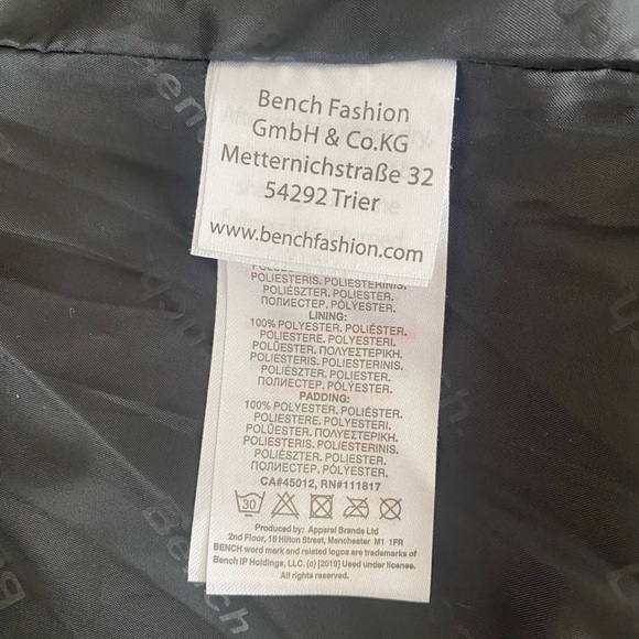 Bench Black Jacket - Picture 4 of 5